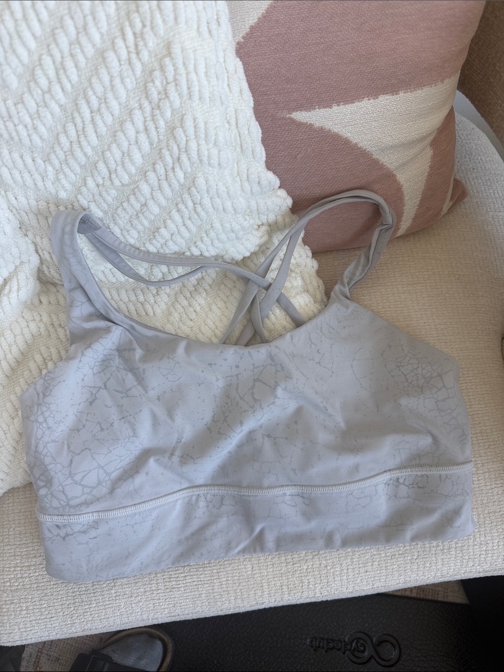 Lululemon Energy Bra Long Line TRD6 Size 12